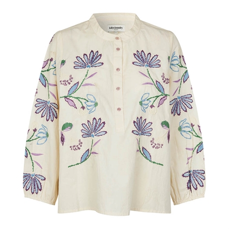 Lollys Laundry FaithLL Blouse 3/4 Creme